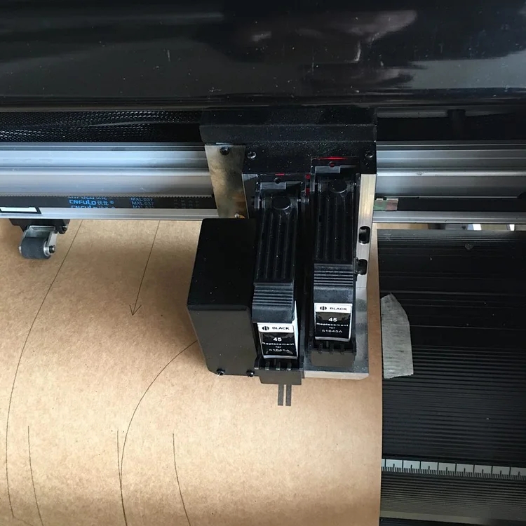 190cm Vertical CAD Inkjet Plotter Cutter Plotter Combo for Paper Size 2000mm to 2600mm