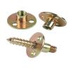 Buy cheap Carbon Steel Connecting Flange Three Hole Metal Nut For Sofa Bed Furniture Leg Connector from wholesalers