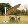 Buy cheap Aluminum 150cm Double Patio Umbrella Beach Sunshade Umbrella Remote Control Parasol from wholesalers