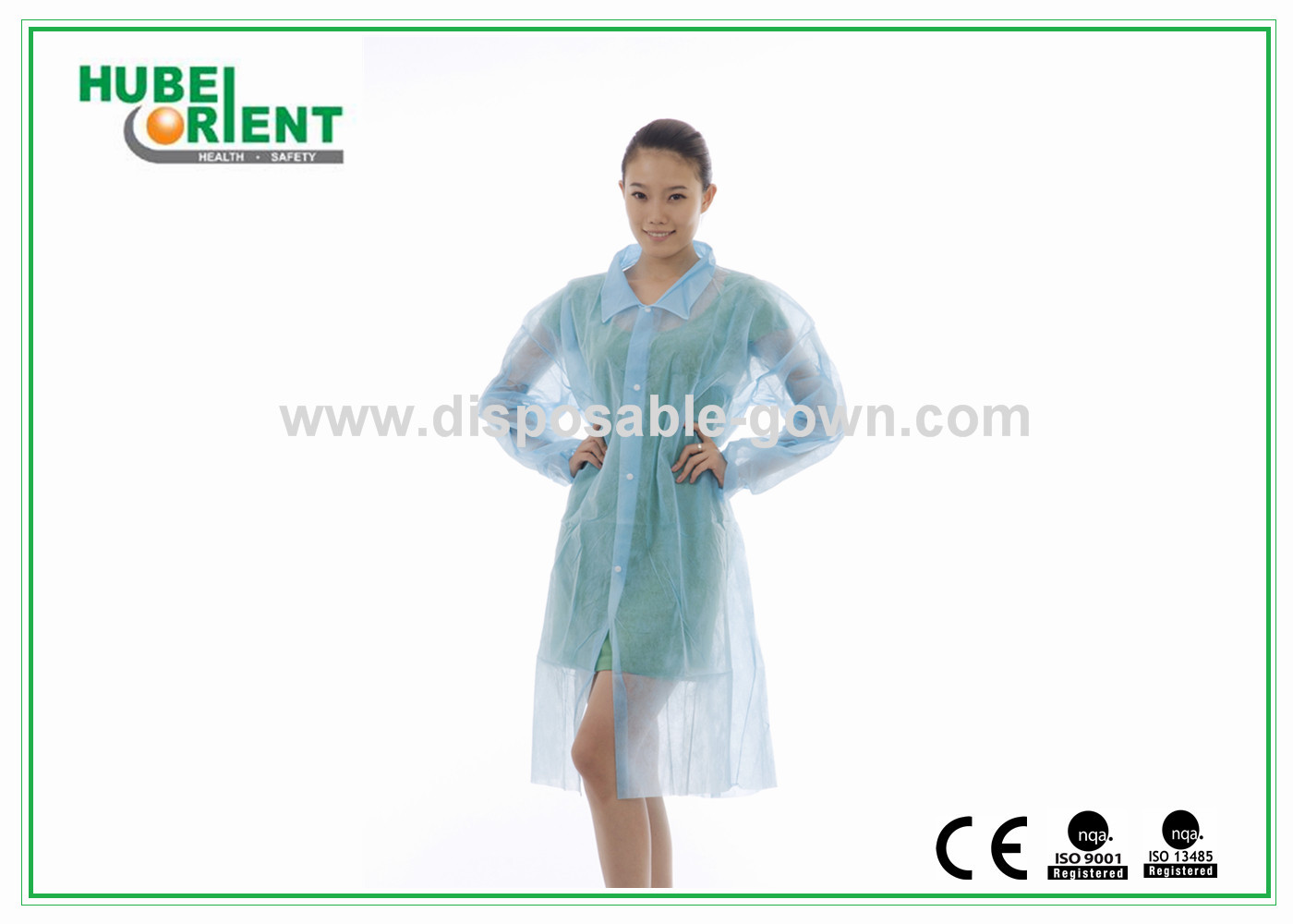 Dental Medical Tyvek Disposable Lab Coats/Free Size Lab Coat Breathable For Body