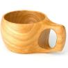 Buy cheap Camping 200ml 6.83 oz Wooden Drinking Cup Traditional Lightweight Coffee Mug from wholesalers