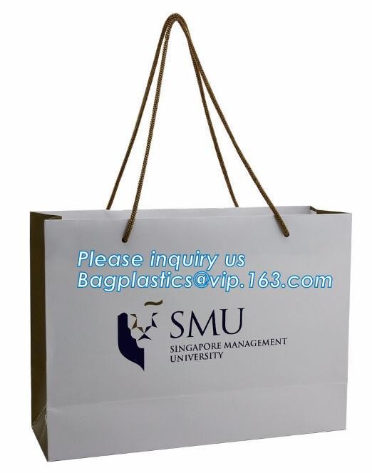 High Quality Luxury Shopping Paper Packing Bags Paper Ivory bag Paper,Reusable Handmade Original Birthday Paper Shopping