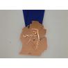 Buy cheap Personalized Enamel Medal Ribbons , Awards Karate Medals Die Casting from wholesalers