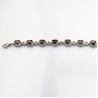 Buy cheap Sterling Silver 5x7mm Oval Amethyst Cubic Zircon Tennis Bracelet(B06PURPLE) from wholesalers