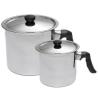 Buy cheap Silver Stainless Steel 304 Wax Melter Pot Big 2.5L Volume With Cover from wholesalers