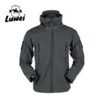 Custom Logo Winter Hooded Zip Up Male Poly Warm Utility Chaqueta Giacca a Vento
