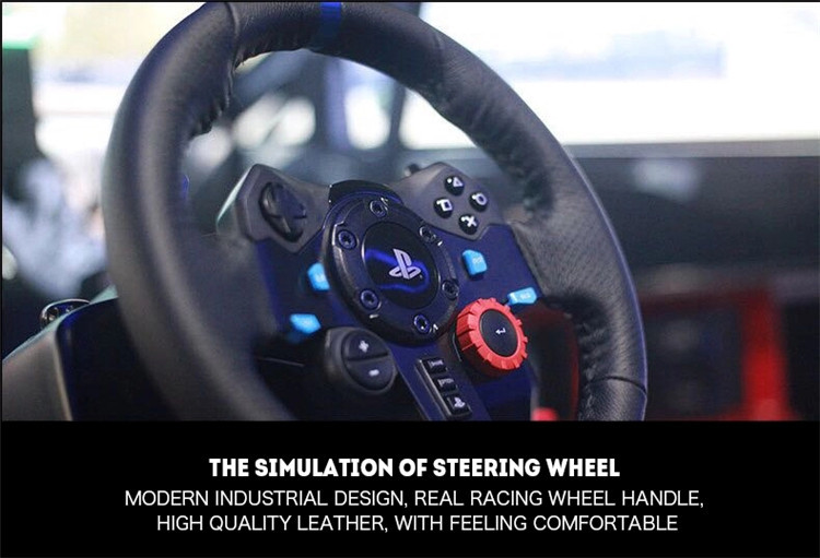 3 Screen Dynamic Car Driving Simulator Machine 6 DOF Linkable