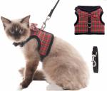 Soft Mesh Escape Proof Cat Vest Harness Adjustable