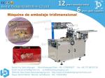 Three dimensional wrapping machine for perfume cigarette wrapping
