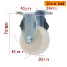 Buy cheap TPA Mini Caster Wheels 50mm 40kg 2 Inch Rigid Casters 262P-23 from wholesalers