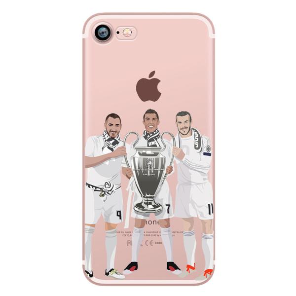Custom made soft TPU transparent clear football team basketball soccer phone