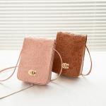 Women Phone Crossbody Bag Pu Leather Mini Shoulder Messenger Bag Travel Portable