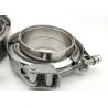 Buy cheap High Performance 2.5 Inch V Band Exhaust Clamp With Male And Female Flanges from wholesalers