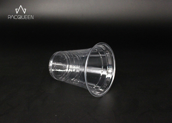 8 Oz / 16 Oz Clear Plastic Cups Customized UV Printing Leak Proof
