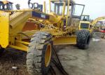 Yellow Used Caterpillar Grader 140g Japan For Farm Work Construction
