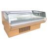 Buy cheap Front Curved Glass Fan Cooling Open Front Display Chiller For Sausages from wholesalers