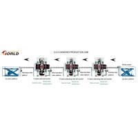 Buy cheap 2+2+2 Double-Side Sanding Line for Plywood/ MDF/ Partical Board product