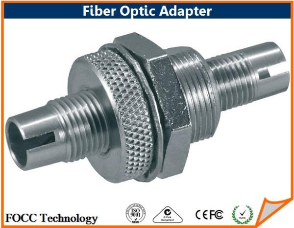 Buy cheap Duplex Silver Metal Fiber Optic Adapter Panel Flange Type With ST Cut Out from wholesalers