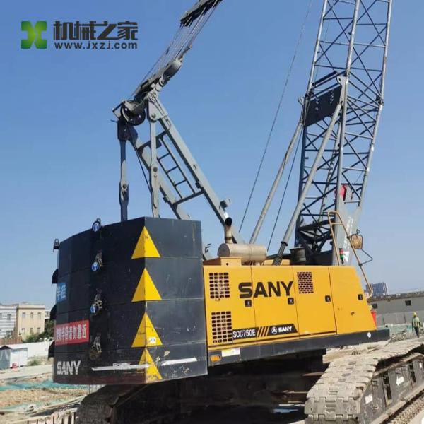 Buy cheap Used Sany Crawler Crane Sany SCC750E Second Hand Crawler Crane 75 Ton from wholesalers