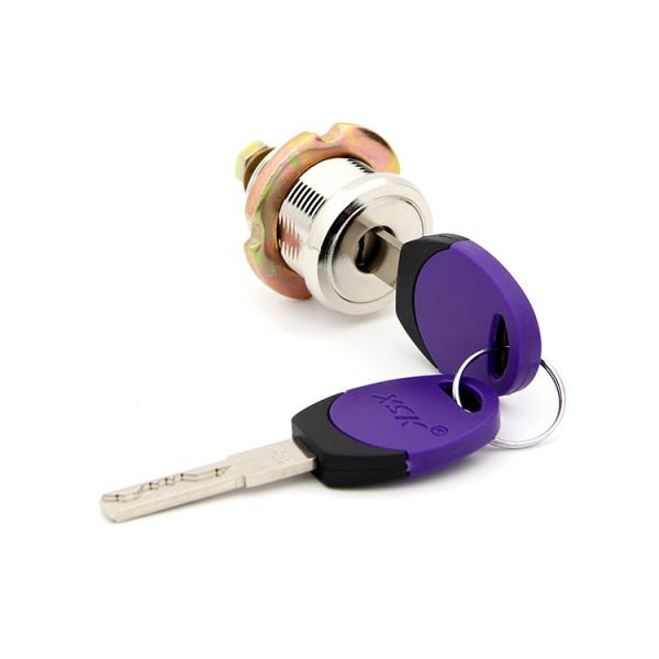 Buy cheap Brass Cylinder Disc Tumbler Cylinder Cam Lock Nickel Finish Two Keys from wholesalers