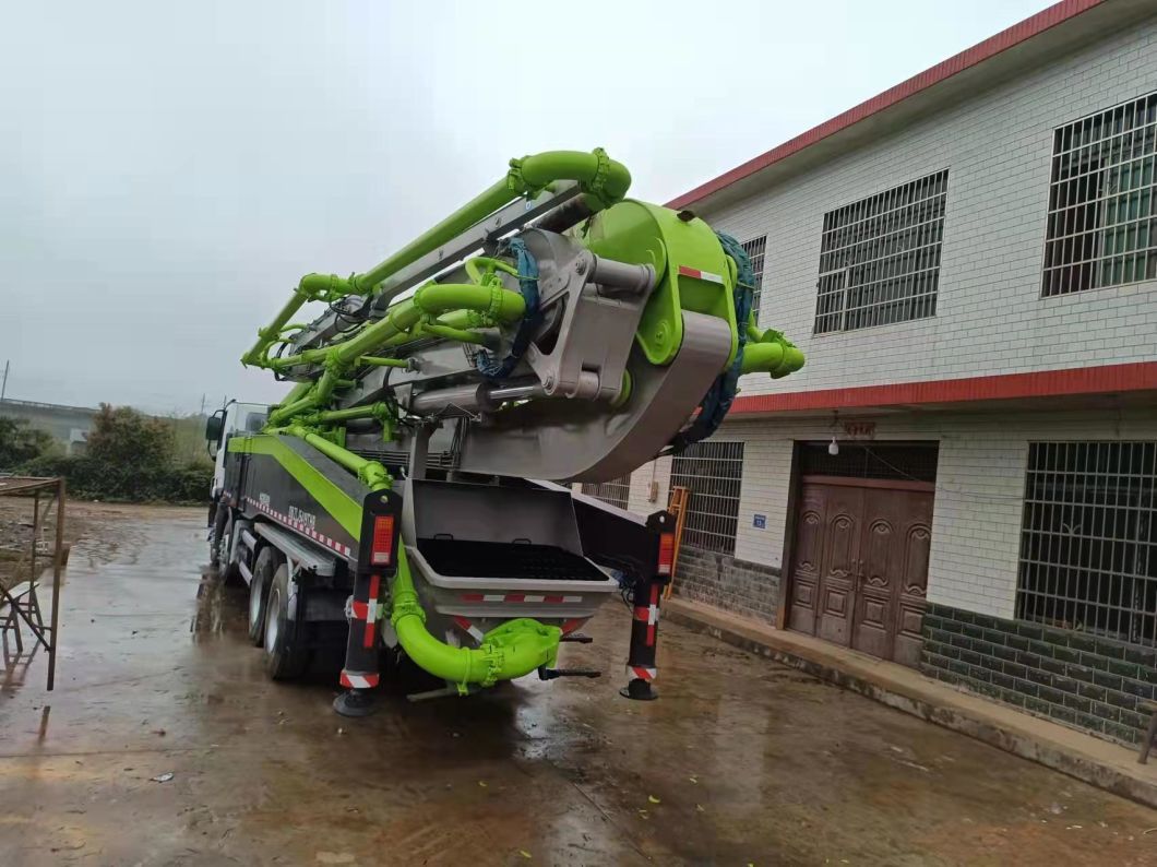 Batching Plate Concrete Pump Zoomlion 52meter Stationary Pump Truck Good Price Pump