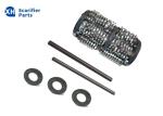 8 In. Tungsten Carbide Teeth Blade Drum Kit For Concrete Scarifiers Machines
