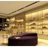 Buy cheap Luxury Customized Ladys Shoe Store Display Shelves Gondola Cashier Desk For Brand Store from wholesalers