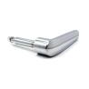 Buy cheap Heavy Safe Metal Door Handle , Brushed Metal Handles Zinc Alloy Chrome Finish from wholesalers