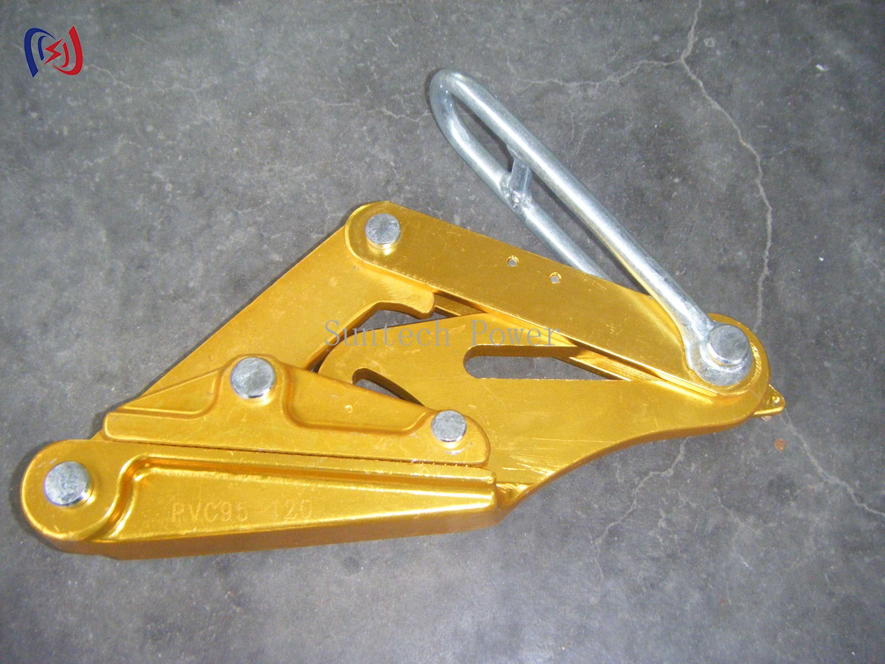 Aluminum Alloy Insulated Metal Steel Cable Clamps Stringing Tools Conductor Gripper