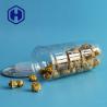 Buy cheap BPA Free Round Clear Plastic Cans 900ml 30.7oz Potato Coconut Chips EOE from wholesalers
