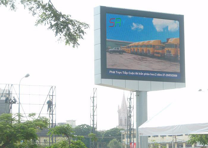1024mm x 1024mm LED Advertising Screens P8 SMD 3535 140° View Angle
