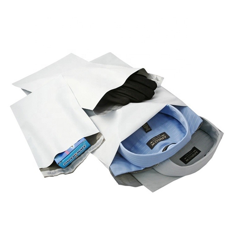 Strong Adhesive Biodegradable Apparel Packaging Custom Private Label Logo Plastic Shipping Bags For Clothing