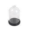 Buy cheap Glass Dome with Wooden Base Glass for candle Mini Cake Stand Glass Display Dome from wholesalers