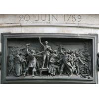 Buy cheap Wall Art French Revolution Bronze Relief For Outdoor Garden Decoration product