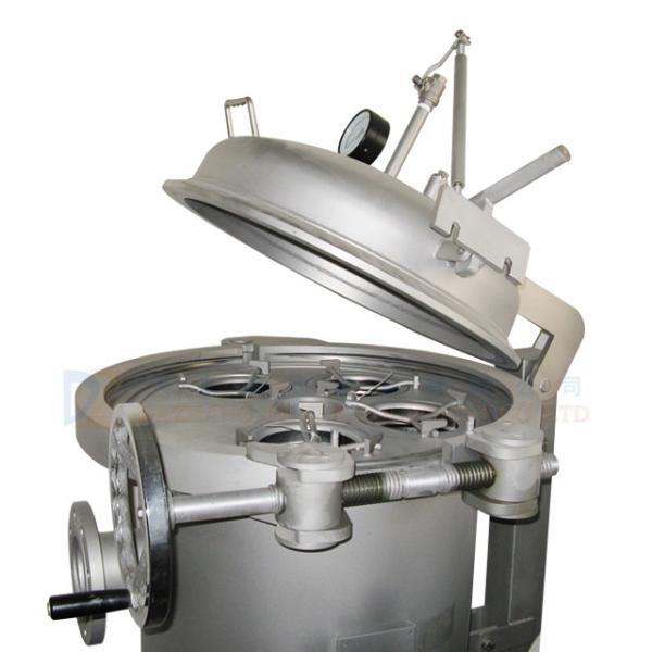 Food Industry Hygienic Stainless Steel Duplex Filter Housing For Water Beverage