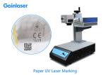 Portable Laser Printing Machine 3W UV Laser for Textile , Plastic , Paper ,