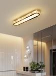 Led crystal ceiling lights dining room luxury silver ceiling light living room