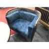 Buy cheap Green Upholstered Commercial Banquette Seating With Rattan Wood / SS Frame from wholesalers