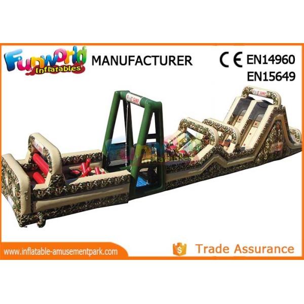 Quality Fireproof Giant Inflatables Obstacle Course Tunnel For Amusement Park for sale