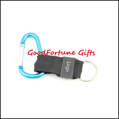 Buy cheap Promotion printed logo Carabiners Keyrings keychain gift from wholesalers