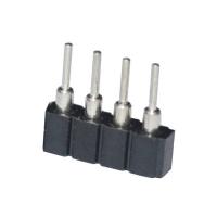 Buy cheap 1x4 Pin Round Female Pin Header Plastic Board To Board Pin Header 1.27mm product
