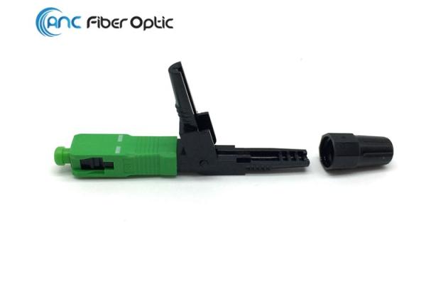 Buy cheap Quick Connect Fiber Optic Connectors Pre Assembled SC / APC Fast Connectors from wholesalers