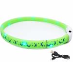 Eye Catching LED Dog Collar USB Rechargeable Personalized Cartoon Cute