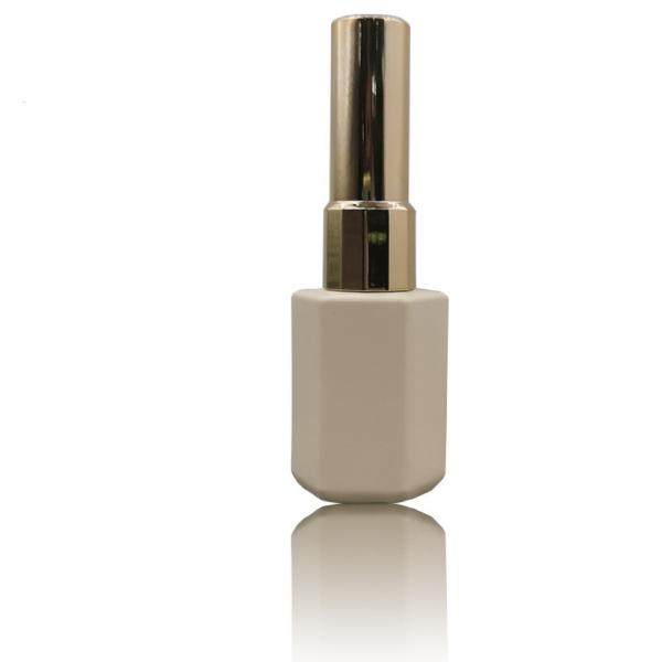 Buy cheap Square 12ml Nail Polish Bottle Matte Ivory Clear Empty from wholesalers