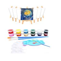 Buy cheap Kids Adults Artists Beginners Canvas Painting Kits With Palettes And Brushes OEM product