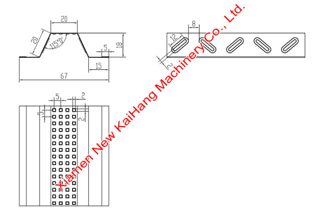 PPGL Top Hat Purlin Roof Truss Forming Machine