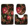 Buy cheap Romantic Valentine'S Day Toilet Mat Set 3 Piece Bath Rug Set non slip from wholesalers