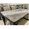 Buy cheap True Color Artificial Marble Dining Table , No Deformation Solid Wood Dining Table from wholesalers