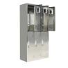 Buy cheap Stainless Steel 6 Door Medicine Display Cabinet , Durable Home Clothing Multi Function Locker from wholesalers