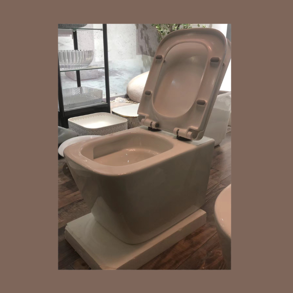 Buy cheap Stylish Wall Hung Toilet with Soft Close Lid for Bathroom Standard Ceramic Sanitary Ware Bowl Set Sleek Wall Hung Toilet European Wall Hung Toilet from wholesalers